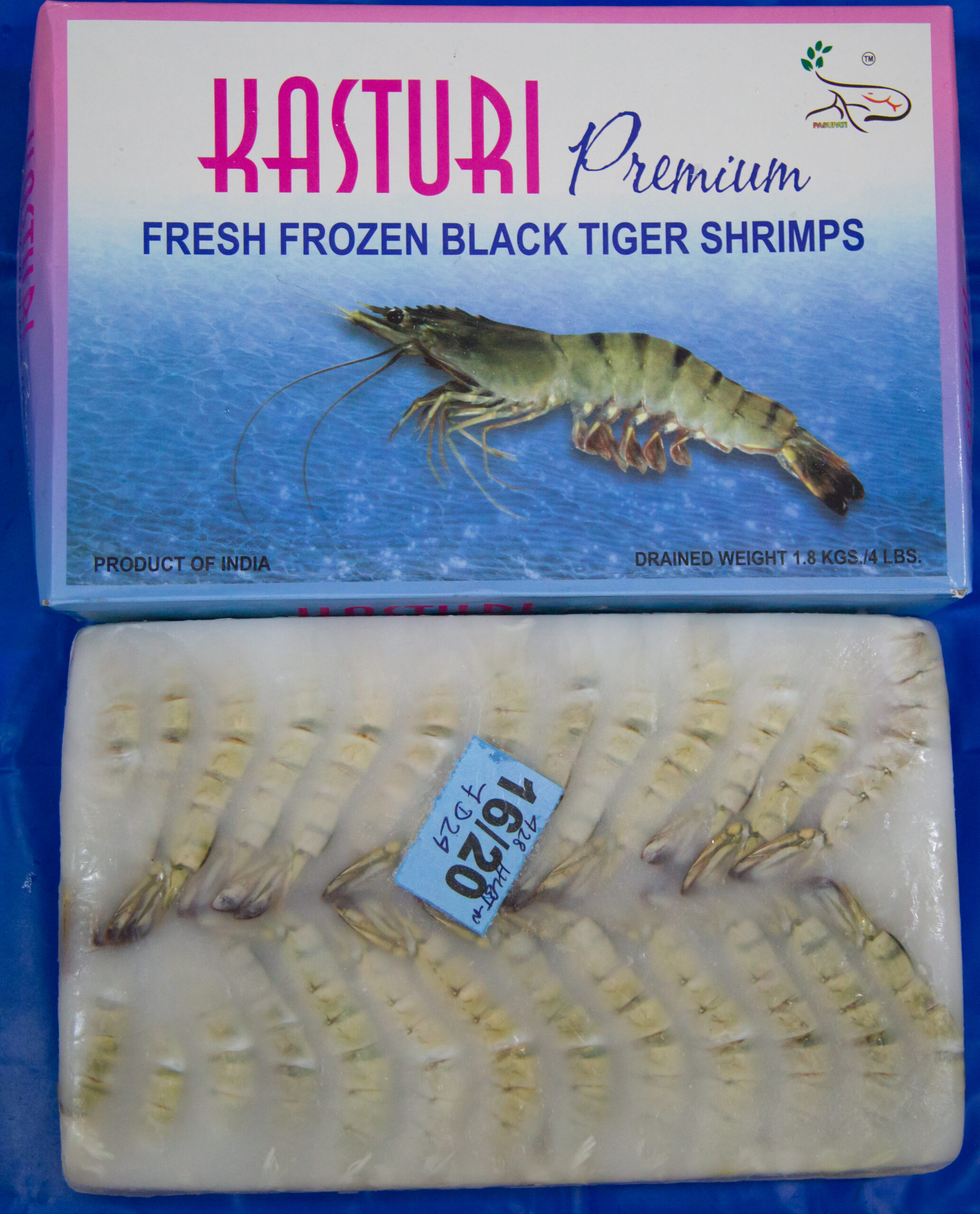 HEADLESS BLACK TIGER SHRIMPS