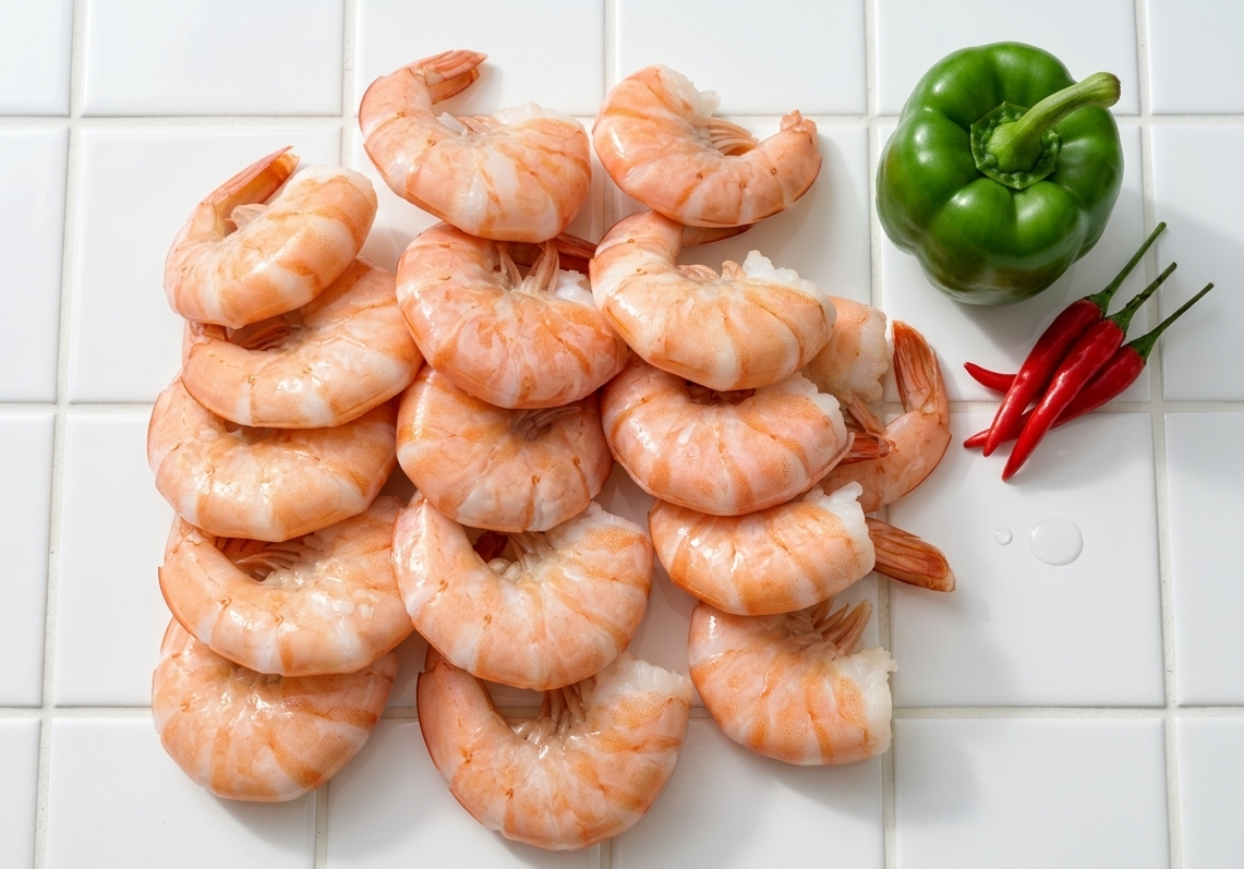 Frozen cooked EZPL Vannamei IQF